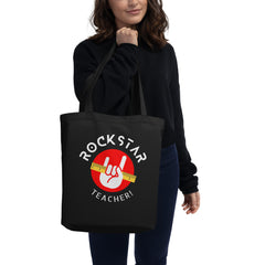 Rockstar Teacher Tote Bag