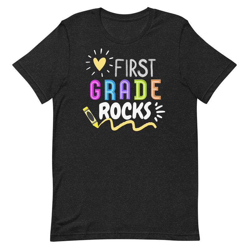 1st Grade Rocks Teacher Shirt