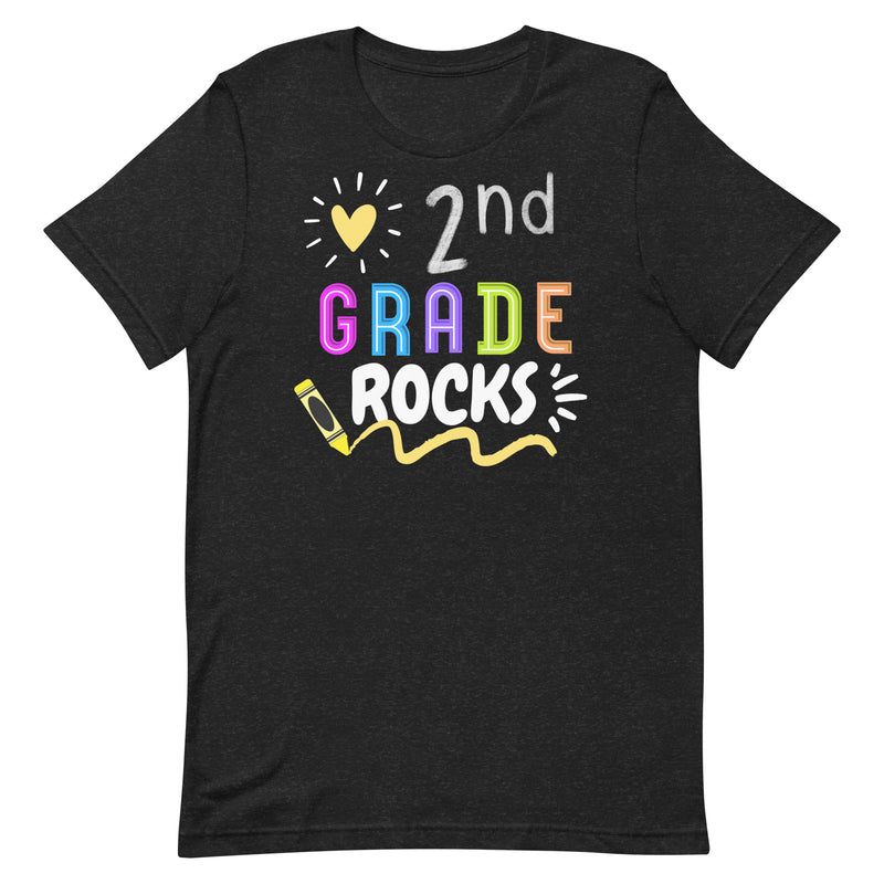 2nd Grade Rocks Teacher Shirt