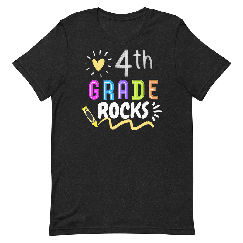 4th Grade Rocks Teacher Shirt