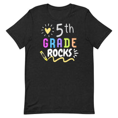 5th Grade Rocks Teacher Shirt