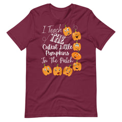 I Teach the Cutest Pumpkins Teacher Shirt