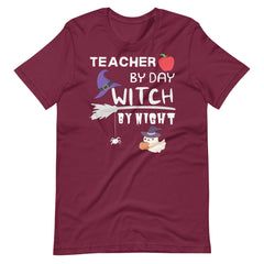 Teacher By Day Witch By Night Teacher Shirt