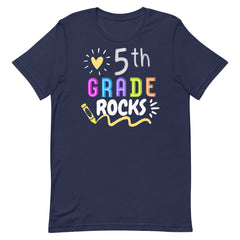 5th Grade Rocks Teacher Shirt