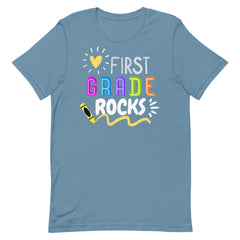 1st Grade Rocks Teacher Shirt