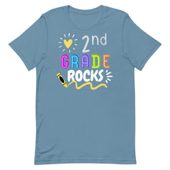 2nd Grade Rocks Teacher Shirt