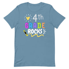 4th Grade Rocks Teacher Shirt