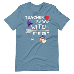 Teacher By Day Witch By Night Teacher Shirt