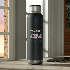 Teacher Love (Bunny) - Soundwave Copper Vacuum Audio Bottle 22oz