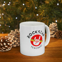 Rockstar Teacher - Ceramic Mug 11oz