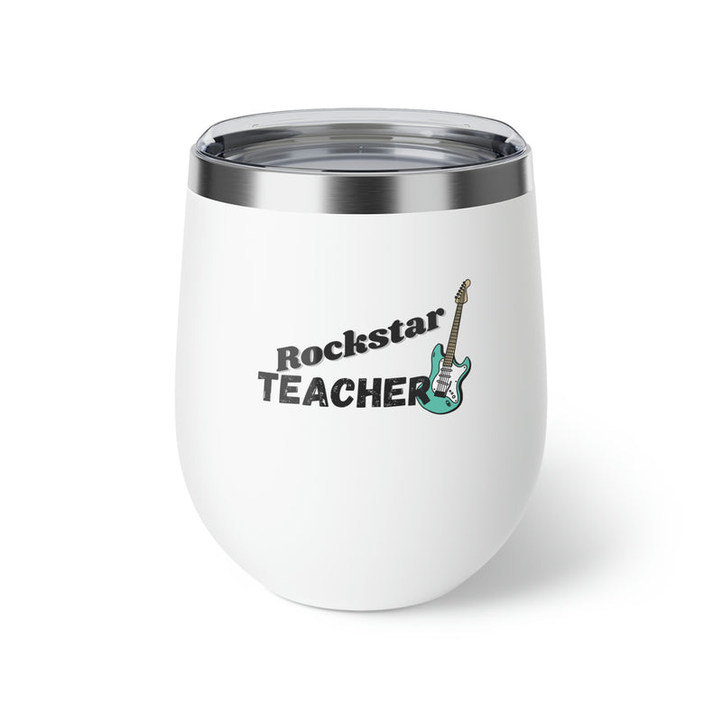 Rockstar Teacher - Copper Vacuum Insulated Cup, 12oz