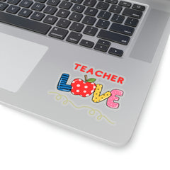 Teacher Love - Kiss-Cut Stickers