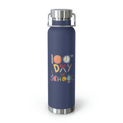 100th Day of School - Copper Vacuum Insulated Bottle, 22oz