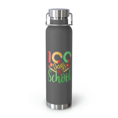 100 Days of School - Copper Vacuum Insulated Bottle, 22oz