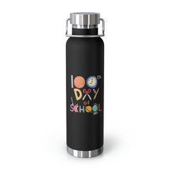 100th Day of School - Copper Vacuum Insulated Bottle, 22oz