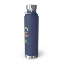 100 Days of School - Copper Vacuum Insulated Bottle, 22oz