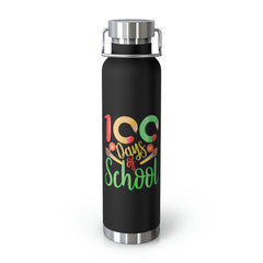 100 Days of School - Copper Vacuum Insulated Bottle, 22oz