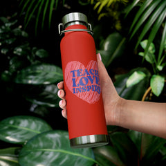 Teach Love Inspire - Copper Vacuum Insulated Bottle, 22oz