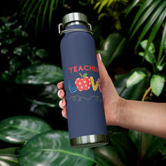 Teacher Love - Copper Vacuum Insulated Bottle, 22oz