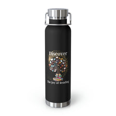 Discover the Joy of Reading - Copper Vacuum Insulated Bottle, 22oz