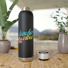 Teacher Vibes - Soundwave Copper Vacuum Audio Bottle 22oz