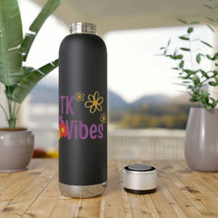 TK Vibes (purple) - Soundwave Copper Vacuum Audio Bottle 22oz