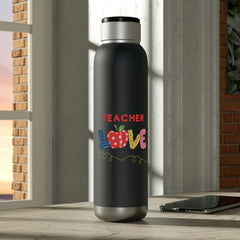 Teacher Love - Soundwave Copper Vacuum Audio Bottle 22oz