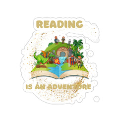 Reading Is an Adventure F - Kiss-Cut Stickers