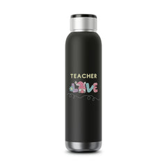 Teacher Love (Bunny) - Soundwave Copper Vacuum Audio Bottle 22oz