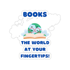 Books: The World at Your Fingertips - Kiss-Cut Stickers