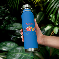 Teacher Love - Copper Vacuum Insulated Bottle, 22oz