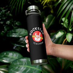 Rockstar Teacher - Copper Vacuum Insulated Bottle, 22oz