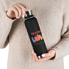 Teacher Love - Copper Vacuum Insulated Bottle, 22oz