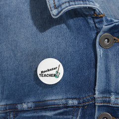 Rockstar Teacher - Round Pins