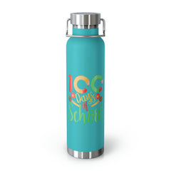 100 Days of School - Copper Vacuum Insulated Bottle, 22oz