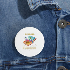 Reading Is an Adventure E - Round Pins