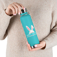 Hoppy Teacher (with Bunny Character) - Copper Vacuum Insulated Bottle, 22oz