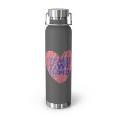 Teach Love Inspire - Copper Vacuum Insulated Bottle, 22oz