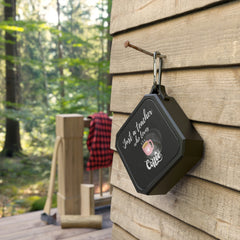 Just a Teacher Who Loves Coffee (Pink Cup) - Blackwater Outdoor Bluetooth Speaker