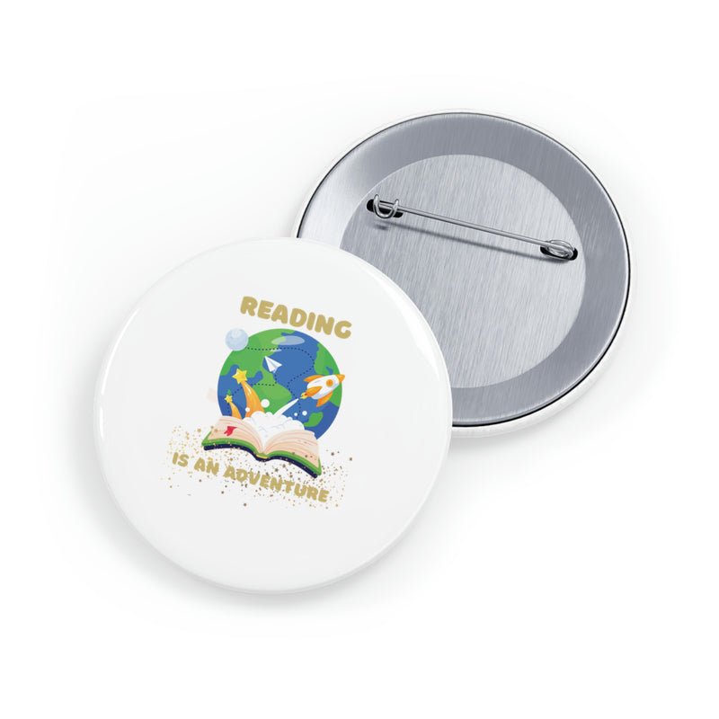 Reading Is an Adventure C - Round Pins