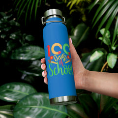 100 Days of School - Copper Vacuum Insulated Bottle, 22oz