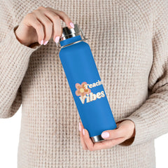 Teacher Vibes - Copper Vacuum Insulated Bottle, 22oz