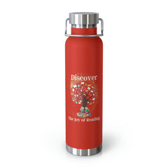 Discover the Joy of Reading - Copper Vacuum Insulated Bottle, 22oz