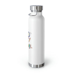 100th Day of School - Copper Vacuum Insulated Bottle, 22oz