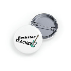 Rockstar Teacher - Round Pins