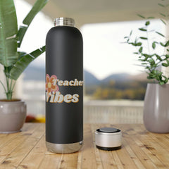 Teacher Vibes - Soundwave Copper Vacuum Audio Bottle 22oz