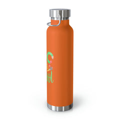 100 Days of School - Copper Vacuum Insulated Bottle, 22oz