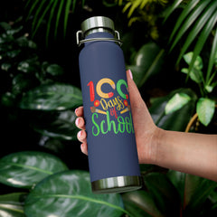 100 Days of School - Copper Vacuum Insulated Bottle, 22oz