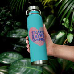 Teach Love Inspire - Copper Vacuum Insulated Bottle, 22oz