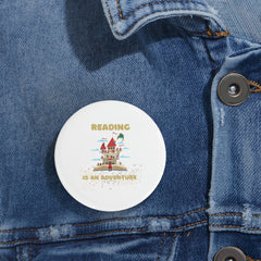 Reading Is an Adventure A - Round Pins